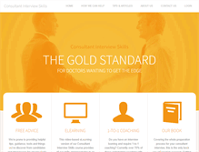 Tablet Screenshot of consultantinterviews.co.uk